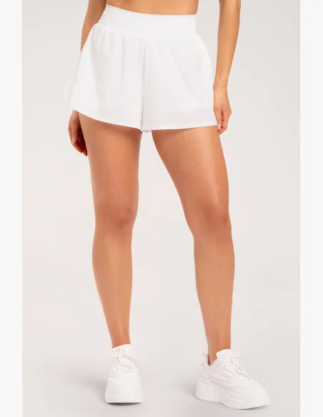 Gym Glamur Shorts Court bianco