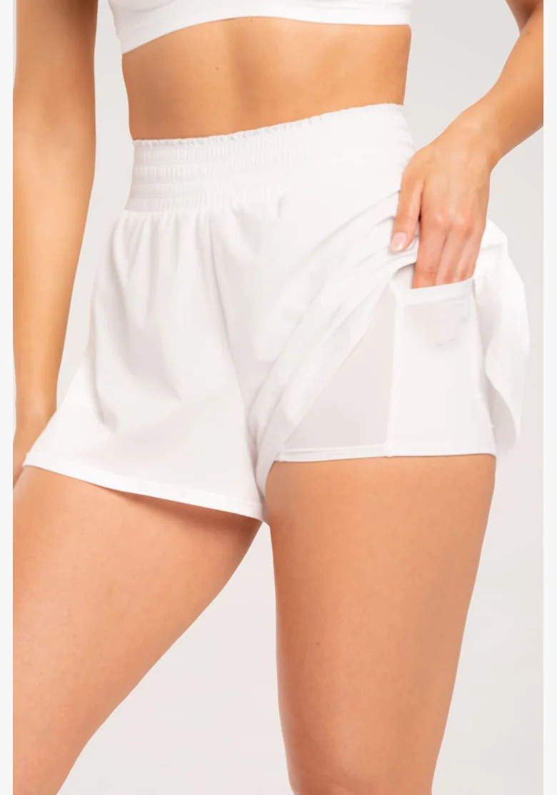 Gym Glamur Shorts Court bianco