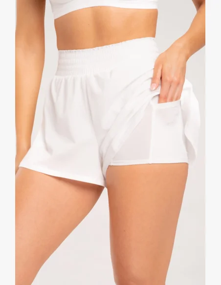 Gym Glamur Shorts Court bianco