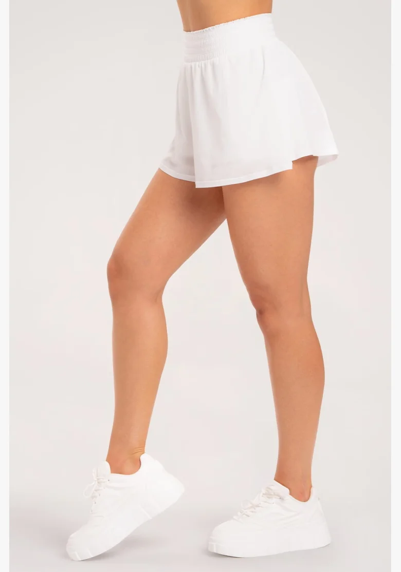 Gym Glamur Shorts Court bianco