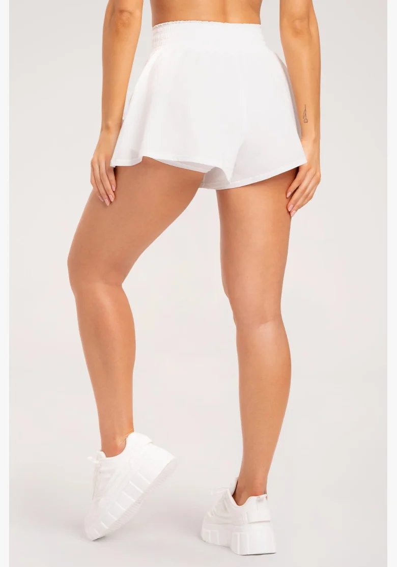 Gym Glamur Shorts Court bianco