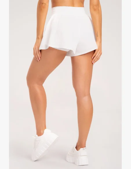 Gym Glamur Shorts Court bianco