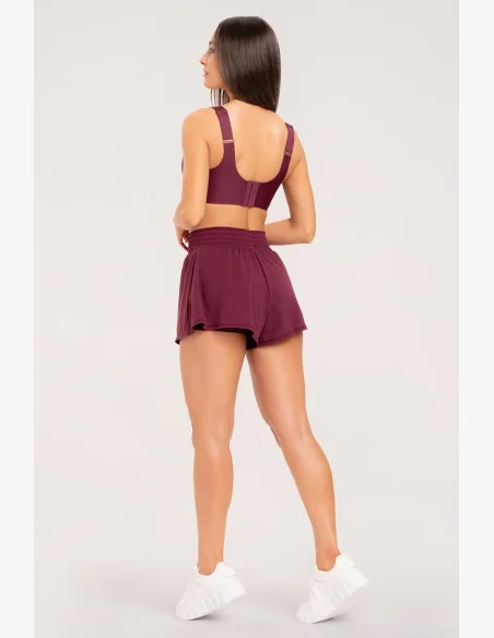 Gym Glamur Shorts Court bordeaux