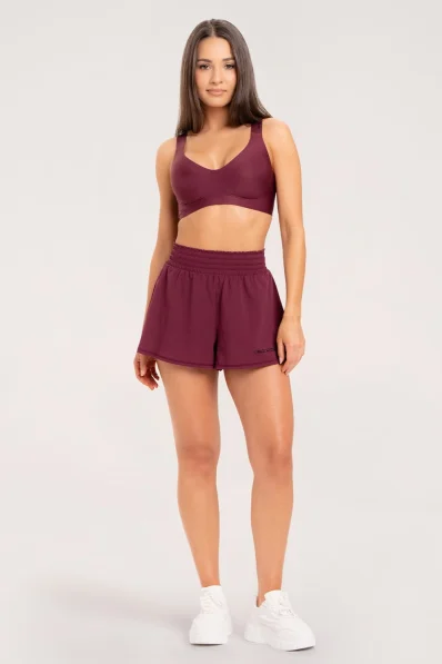 Gym Glamur Shorts Court bordeaux