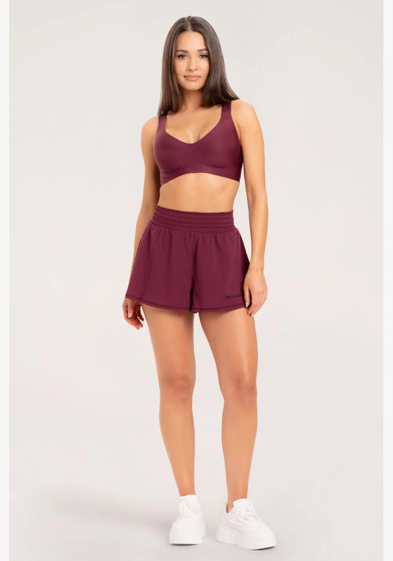 Gym Glamur Shorts Court bordeaux