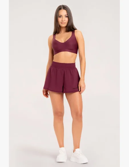 Gym Glamur Shorts Court bordeaux
