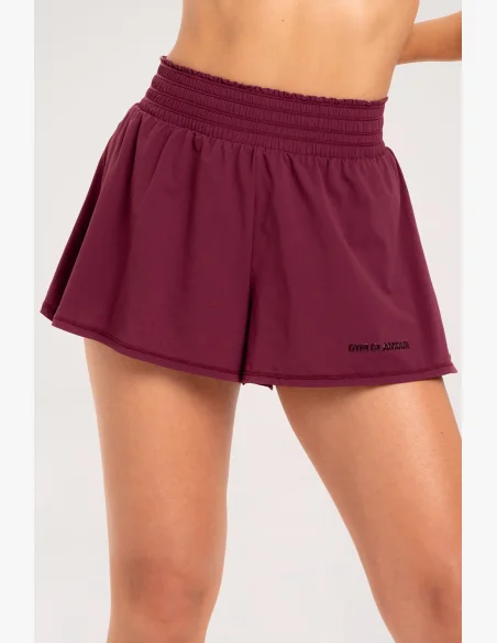 Gym Glamur Shorts Court bordeaux
