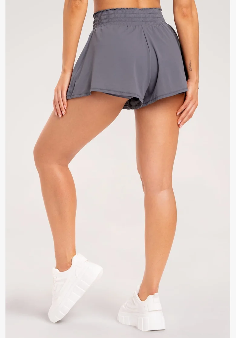 Gym Glamur pantaloncini Court Grey