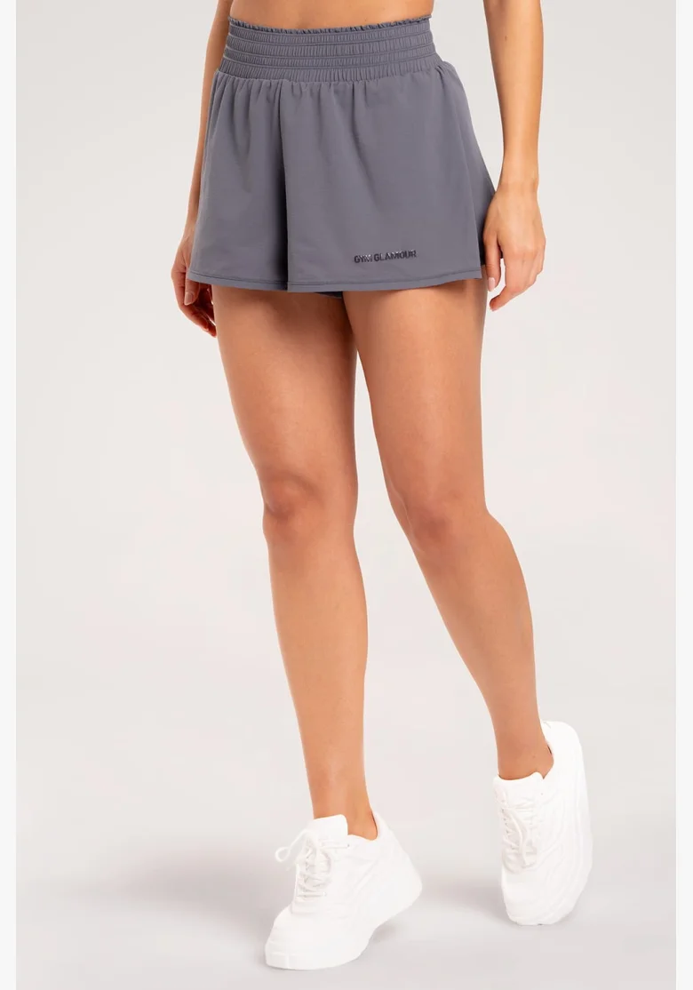 Gym Glamur pantaloncini Court Grey