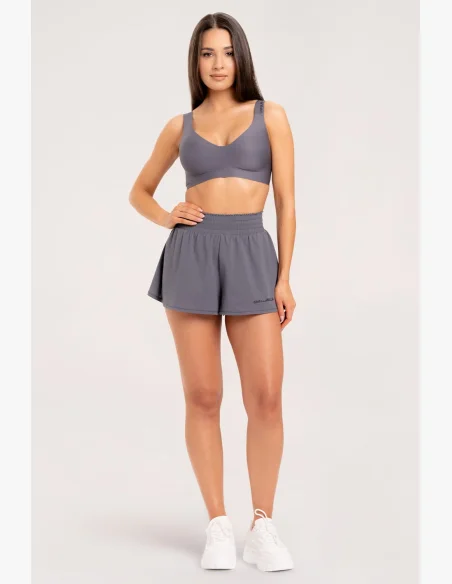 Gym Glamur pantaloncini Court Grey