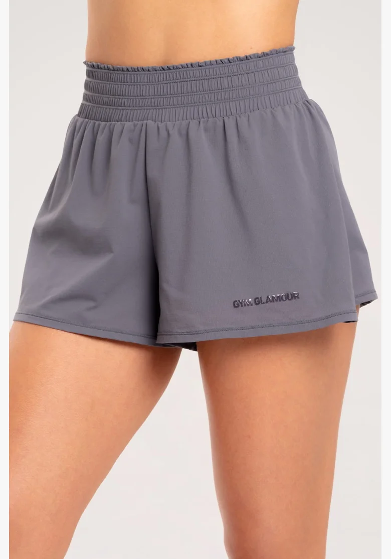 Gym Glamur pantaloncini Court Grey