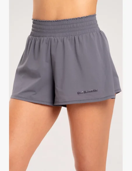 Gym Glamur pantaloncini Court Grey