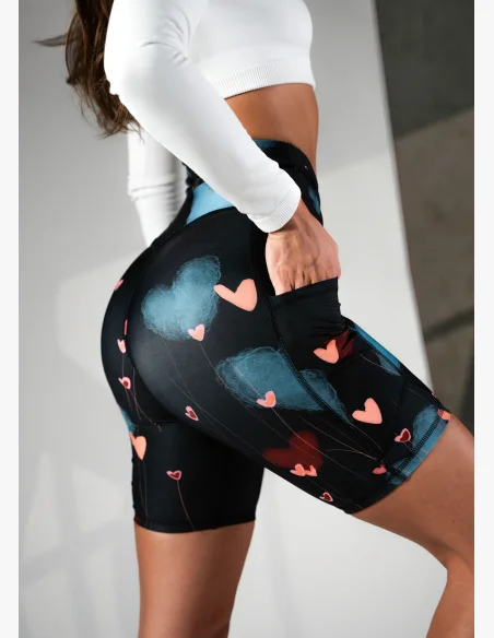 KFIT pantaloncini Dark Romance con tasche