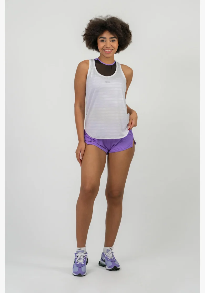 NEBBIA • FIT Activewear top “Airy” con logo riflettente • NEBBIAshop.cz