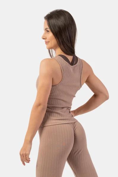 NEBBIA • Canottiera a costine in cotone organico • NEBBIAshop.it 2