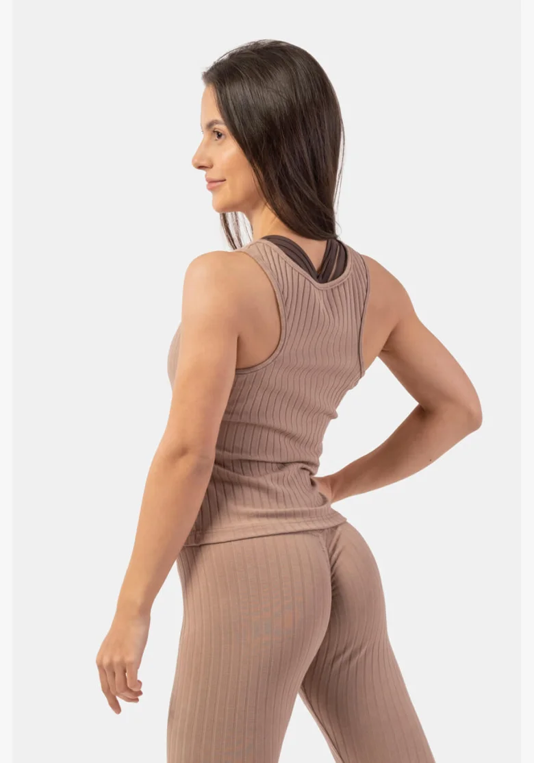 NEBBIA • Canottiera a costine in cotone organico • NEBBIAshop.it
