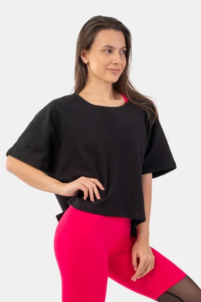 NEBBIA • Maglietta crop "The Minimalist" • NEBBIAshop.cz