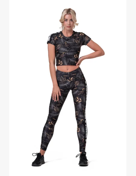 NEBBIA • Crop Top Active Nero • NEBBIAshop.it