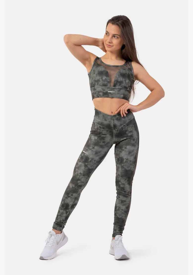 NEBBIA • EKO leggings „Breathe“ con rete • NEBBIAshop.cz