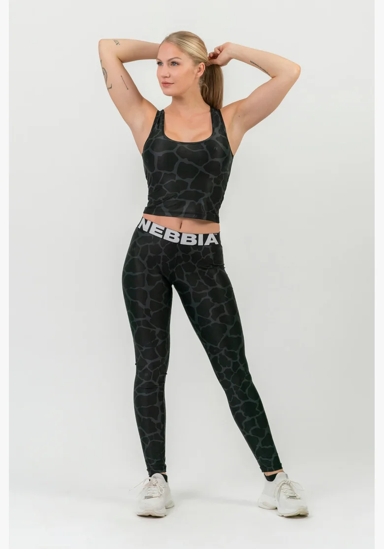 NEBBIA® • Top sportivo crop Racer back • NEBBIAshop.it