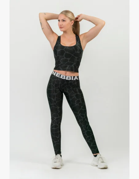 NEBBIA® • Top sportivo crop Racer back • NEBBIAshop.it