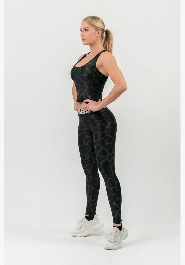 NEBBIA® • Top sportivo crop Racer back • NEBBIAshop.it