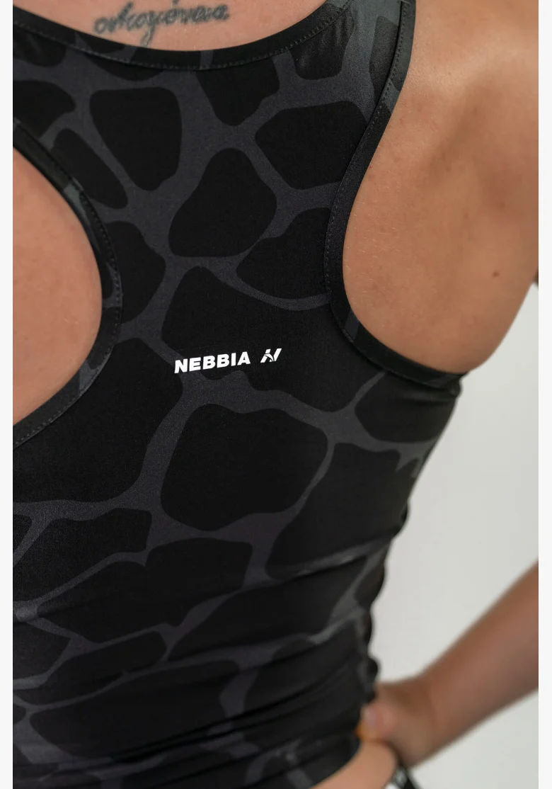 NEBBIA® • Top sportivo crop Racer back • NEBBIAshop.it