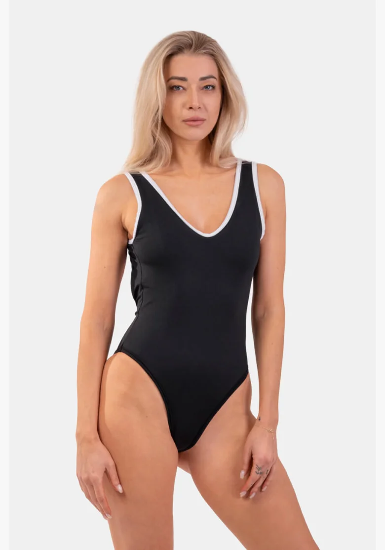 NEBBIA • Costumi da bagno neri interi stile francese • NEBBIAshop.cz