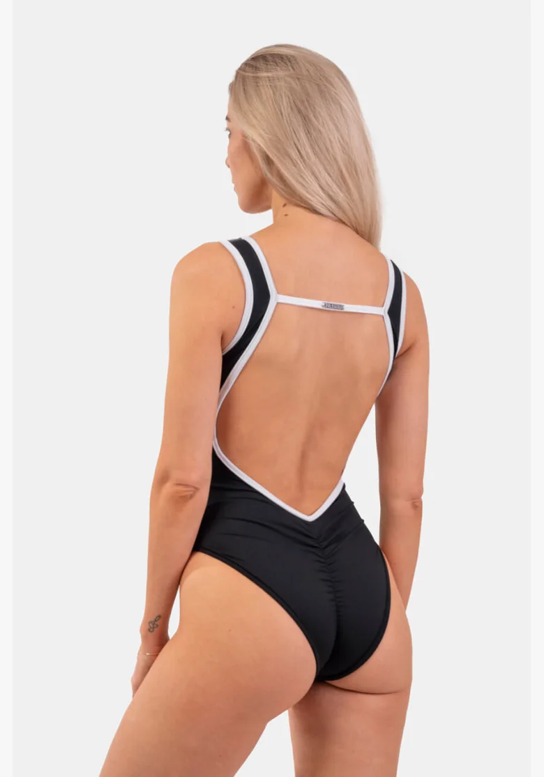 NEBBIA • Costumi da bagno neri interi stile francese • NEBBIAshop.cz