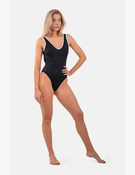 NEBBIA • Costumi da bagno neri interi stile francese • NEBBIAshop.cz