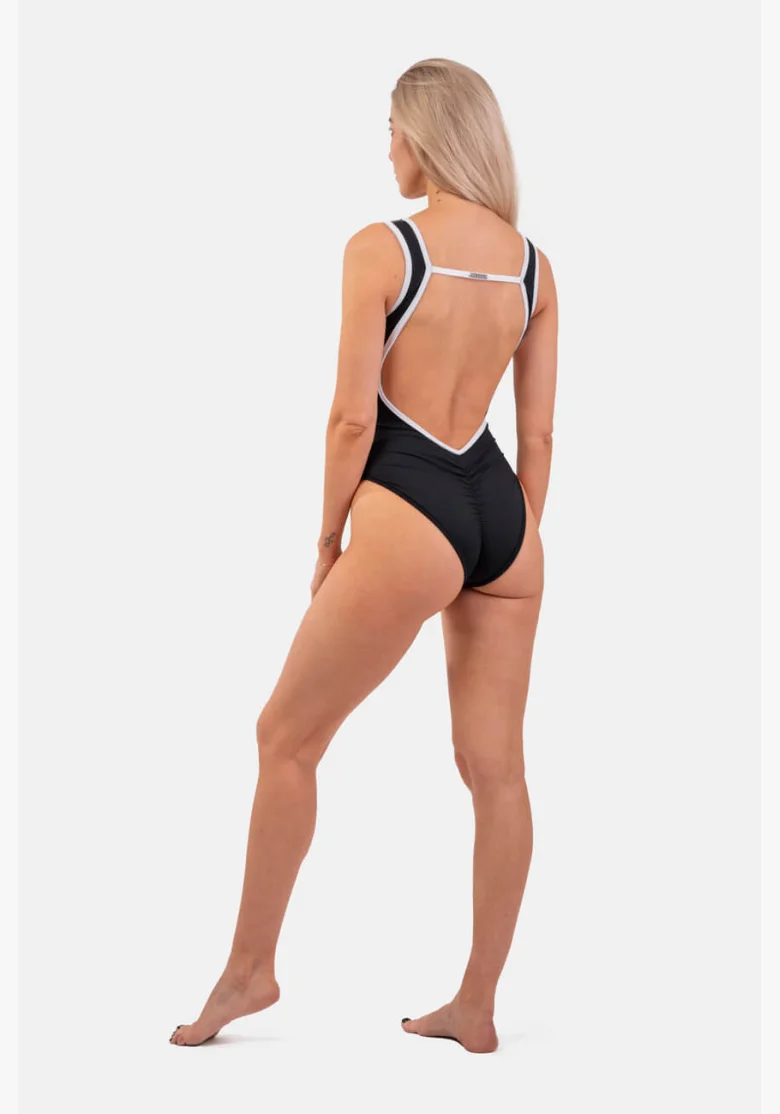 NEBBIA • Costumi da bagno neri interi stile francese • NEBBIAshop.cz