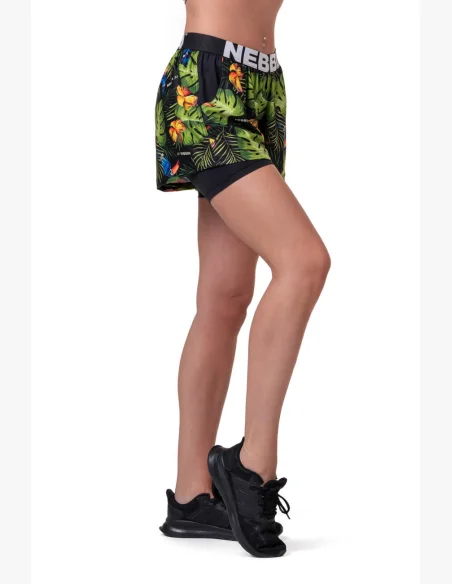 NEBBIA • Pantaloni shorts Double Layer ad alta energia • NEBBIAshop.cz