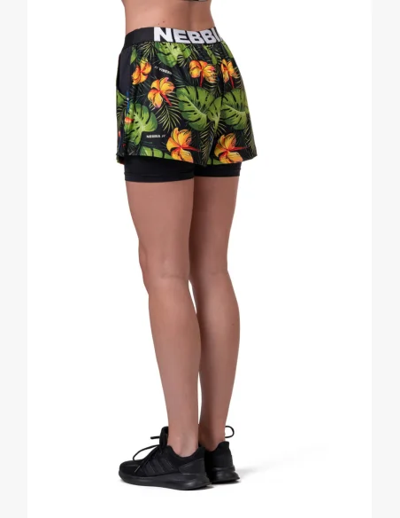 NEBBIA • Pantaloni shorts Double Layer ad alta energia • NEBBIAshop.cz