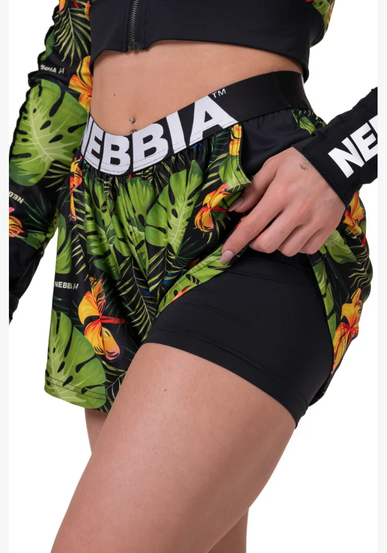 NEBBIA • Pantaloni shorts Double Layer ad alta energia • NEBBIAshop.cz