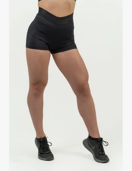 NEBBIA • Pantaloni corti compressivi da donna con vita alta INTENSE • NEBBIAshop.it