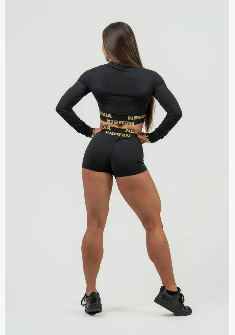 NEBBIA • Pantaloni corti da donna a compressione con vita alta INTENSE • NEBBIAshop.cz