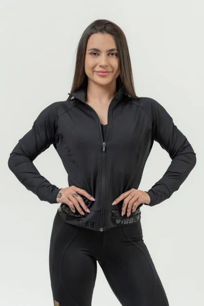 NEBBIA • Felpa da donna con zip INTENSE Warm-Up • NEBBIAshop.cz