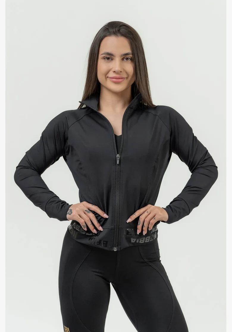 NEBBIA • Felpa da donna con zip INTENSE Warm-Up • NEBBIAshop.cz