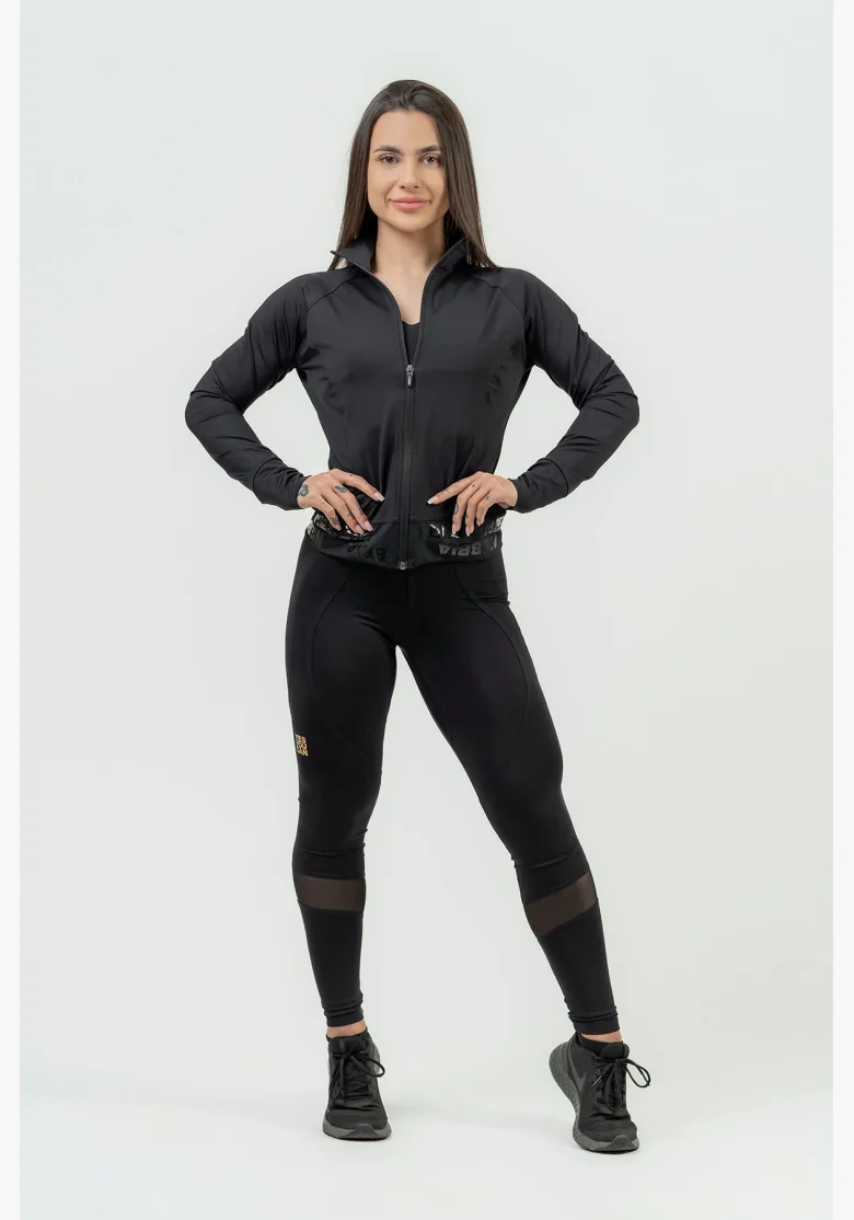 NEBBIA • Felpa da donna con zip INTENSE Warm-Up • NEBBIAshop.cz