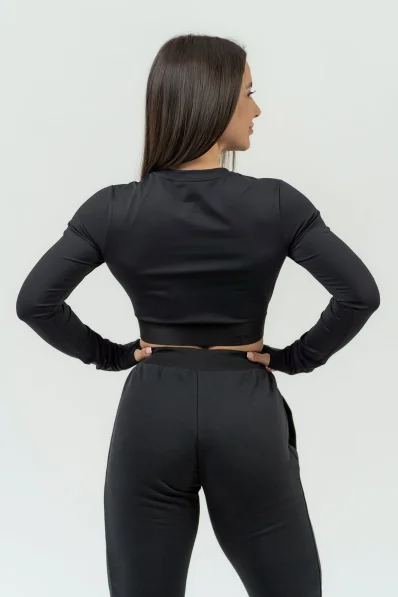 NEBBIA • Crop top da donna con maniche lunghe NEBBIA INTENSE Perform • NEBBIAshop.cz 2