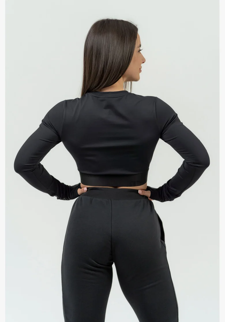 NEBBIA • Crop top da donna con maniche lunghe NEBBIA INTENSE Perform • NEBBIAshop.cz