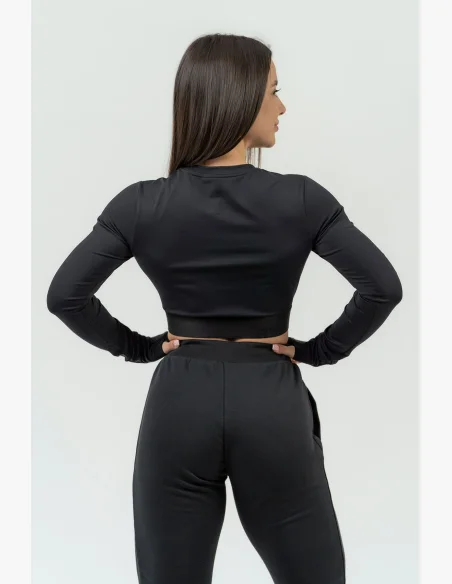 NEBBIA • Crop top da donna con maniche lunghe NEBBIA INTENSE Perform • NEBBIAshop.cz