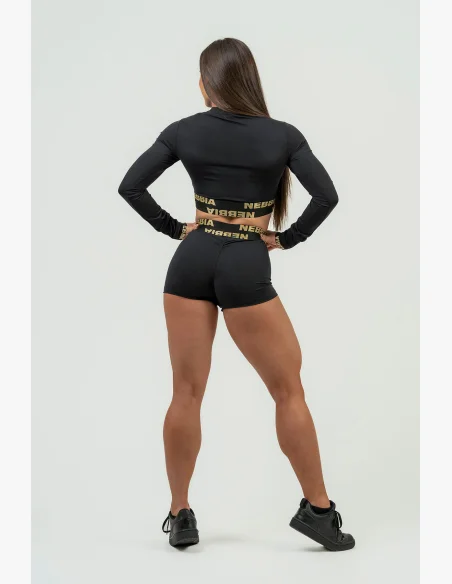 NEBBIA • Crop top da donna a maniche lunghe NEBBIA INTENSE Perform • NEBBIAshop.cz