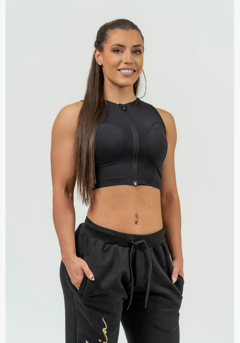 NEBBIA • Top corto donna INTENSE Mesh • NEBBIAshop.cz