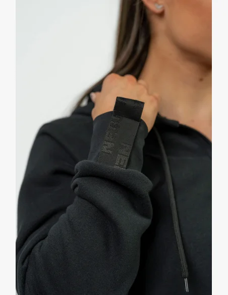 NEBBIA • Felpa sportiva da donna con cappuccio INTENSE Signature • NEBBIAshop.it