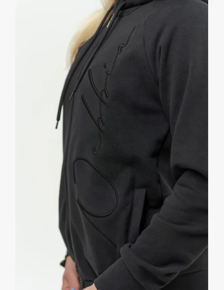 NEBBIA • Felpa sportiva da donna con cappuccio INTENSE Signature • NEBBIAshop.it