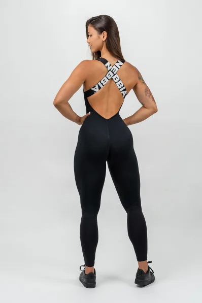 NEBBIA • Tuta sportiva GYM RAT nera • Nebshop.it