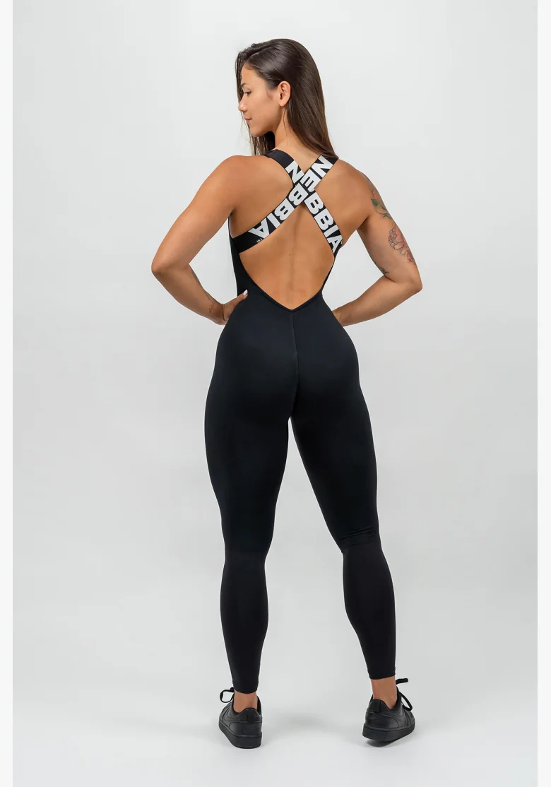 NEBBIA • Tuta sportiva GYM RAT nera • Nebshop.it