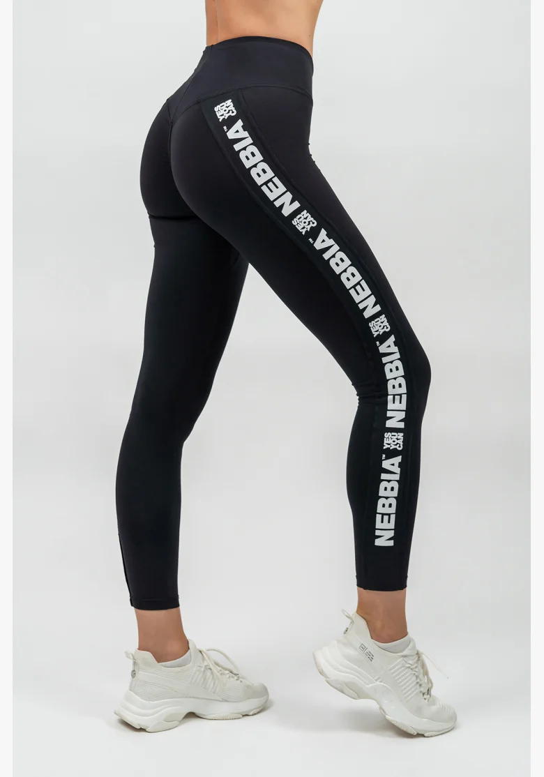 NEBBIA • Leggings a vita alta ICONIC nera • Nebshop.cz