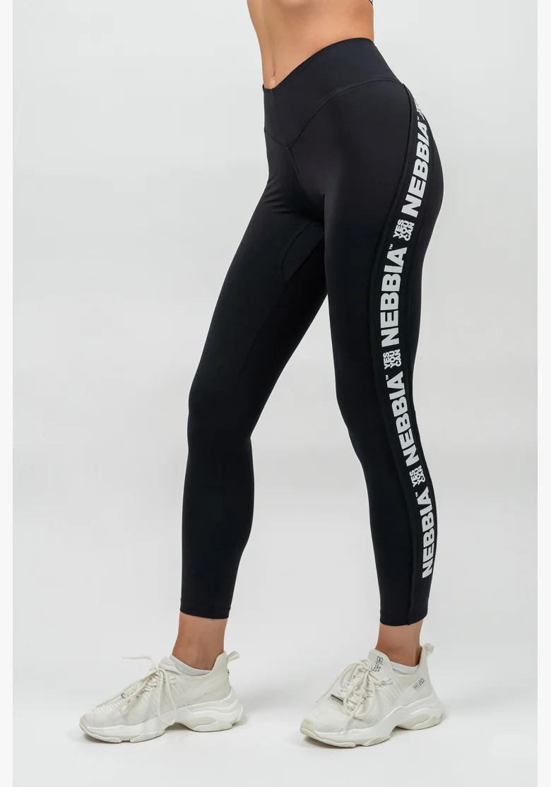 NEBBIA • Leggings a vita alta ICONIC nera • Nebshop.cz